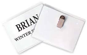 SPARCO CLIP BADGE 2¼" x 3½"