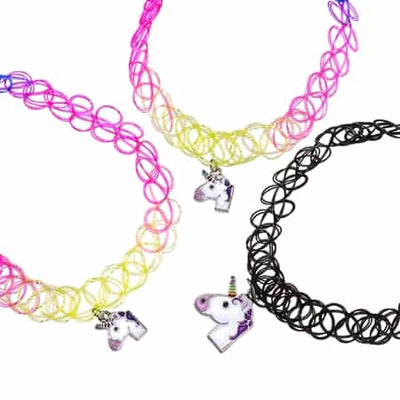 Top Trenz Unicorn Stretch Tattoo Chokers