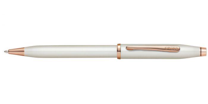 Cross Century II Pearlescent White Lacquer Ballpoint Pen