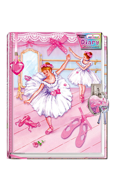 Dairy with Lock and Keys Ballerina