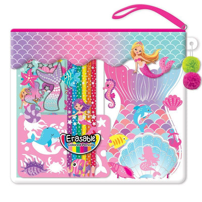 Color-Me Notebook Mermaid Set