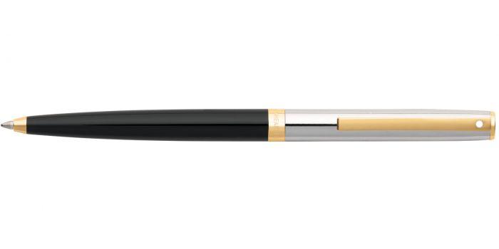 Sheaffer Sagaris Black Barrel and Chrome Cap Ballpoint Pen