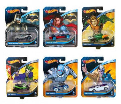 Hot Wheels DC Character Cars Asst