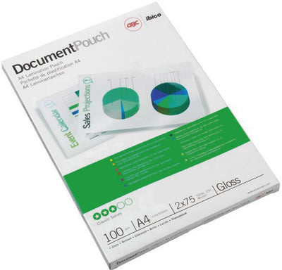 GBC A4 laminating pouch gloss 1x
