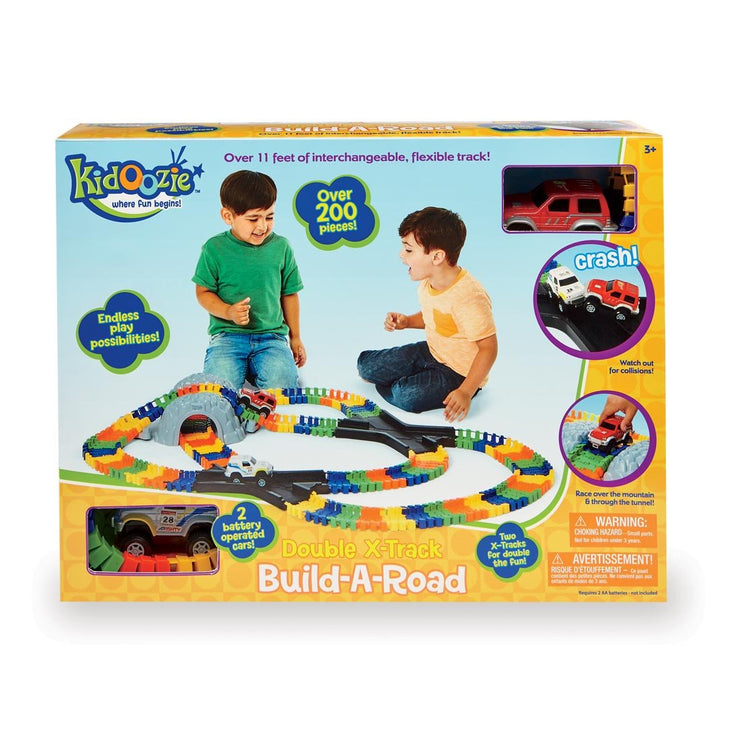 Kidoozie Double X-Track Build-A-Road