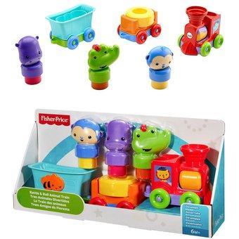 fisher price rattle & roll animal train