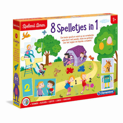 LEERSPEL 8 SPELLETJES IN 1