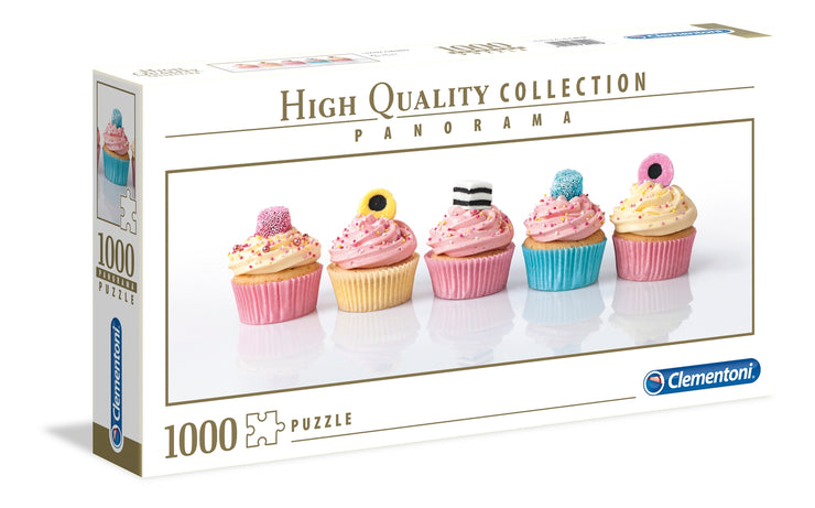 PUZZEL LIQUORICE CUPCAKES PANORAMA 1000