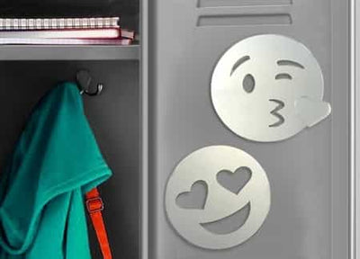 Top Trenz Emojicon Magnetic Locker Mirror