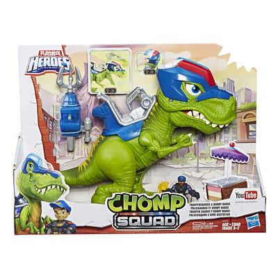 PlaySkool Heroes Chomp Squad Troopersaurus & Bobby Badge