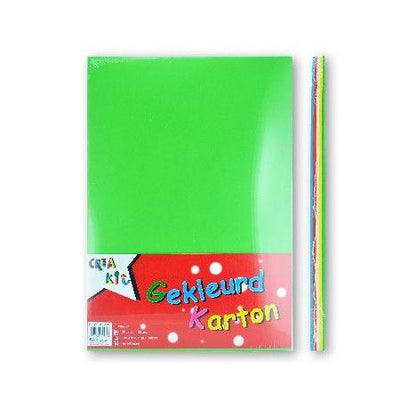 KARTON GEKLEURD A5/100 VEL 160GR