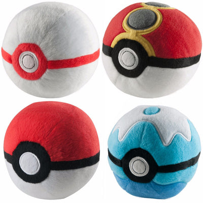 Pokémon Pokéball Plush Asst