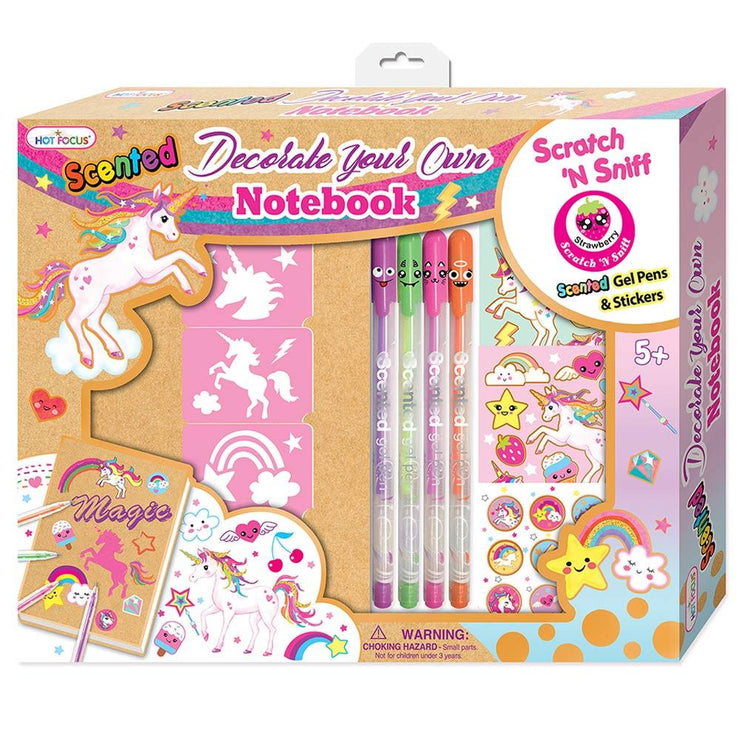 Scented Decorate Your Own Notebook