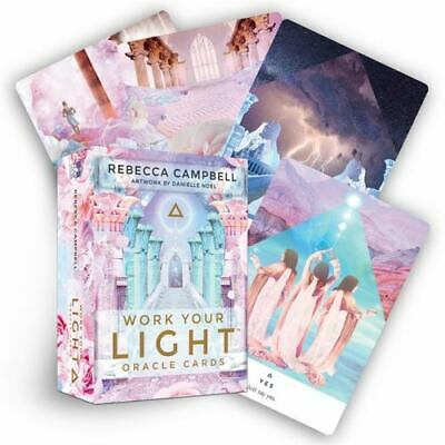 WORK YOUR  LIGHT ORACLE CARDS  A 44-Card Deck and Guidebook - REBECCA CAMPBELL