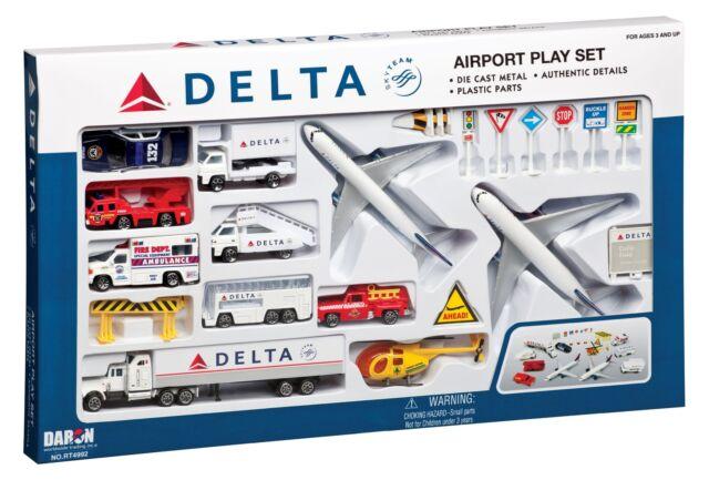 30PC PLAYSET-DELTA AIRPORT