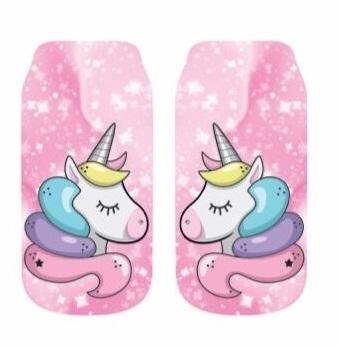 Top Trenz Ankle Socks Unicorn Pink