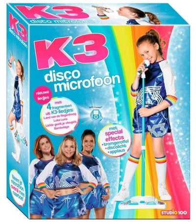 Studio 100 K3 Disco Microfoon Blue