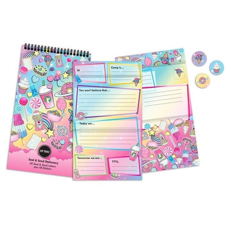 Top Trenz Sweet Planet Seal & Send Camp Stationery
