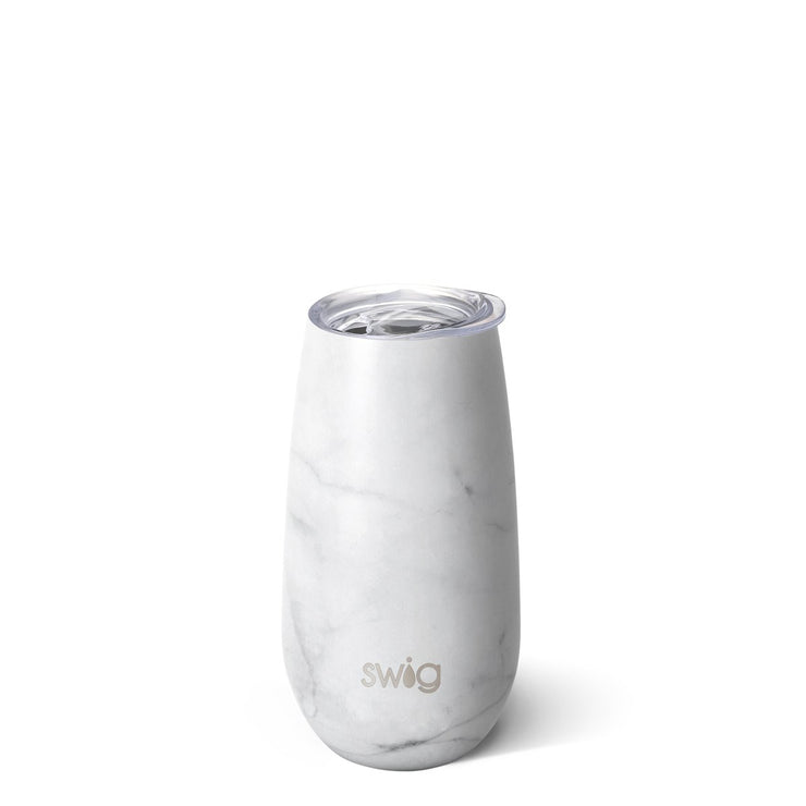 SWIG 6OZ FLUTE-MATTE MARBLE