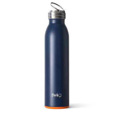 SWIG 20OZ BOTTLE-MATTE NAVY/ORANGE