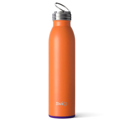 SWIG 20OZ BOTTLE-MATTE ORANGE/PURPLE