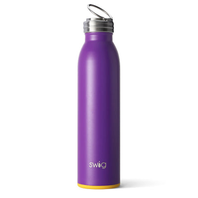 SWIG 20OZ BOTTLE-MATTE PURPLE/YELLOW