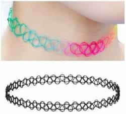 Top Trenz Tattoo Inspired Choker Jewelry