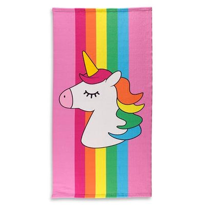 Top Trenz Unicorn Stripe Beach Towels