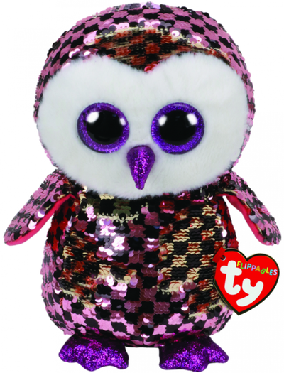 TY FLIPPABLES CHECKERS OWL