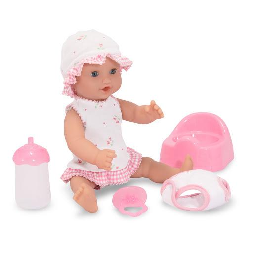 ANNIE 12" DRINKS & WET DOLL
